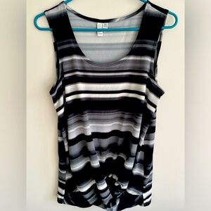 Ruched bottom tank top